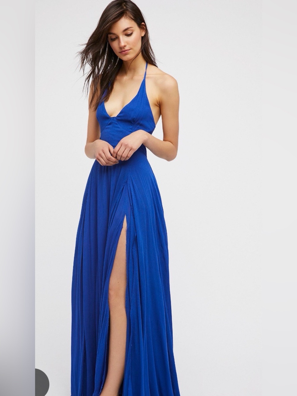 Free people endless summer lillie blue maxi dress